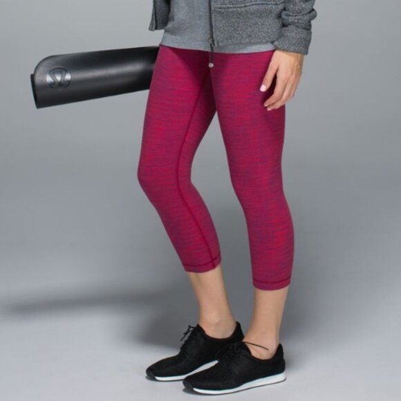 Lululemon Wunder Under Crop Leggings sz 4 - Picture 1 of 8